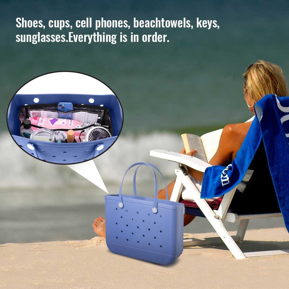 Organizer Insert for Bogg Bag XL - Clear Waterproof Beach Storage Bag Divider Li